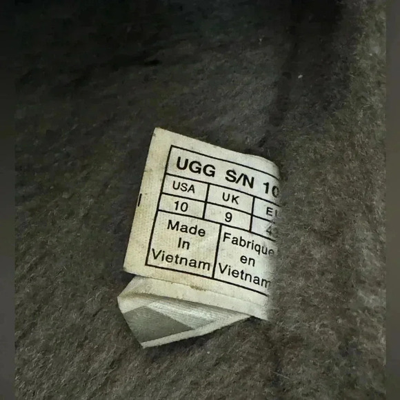 UGG Classic Clog Men Round Toe Leather Black Slipper Size 10 - Picture 10 of 10